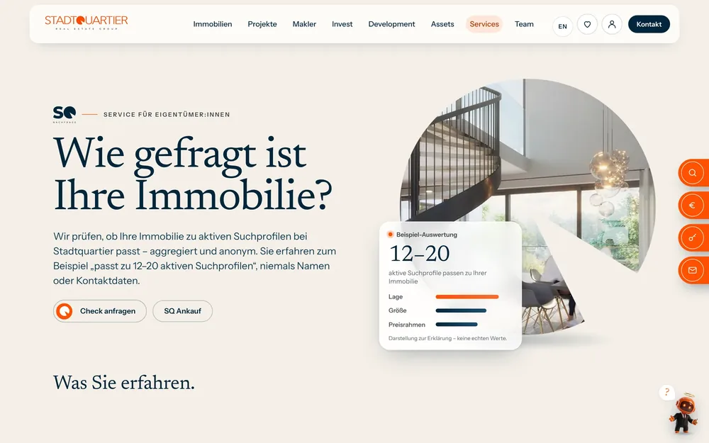 Nachfrage-Check als Einstieg ins Gespräch