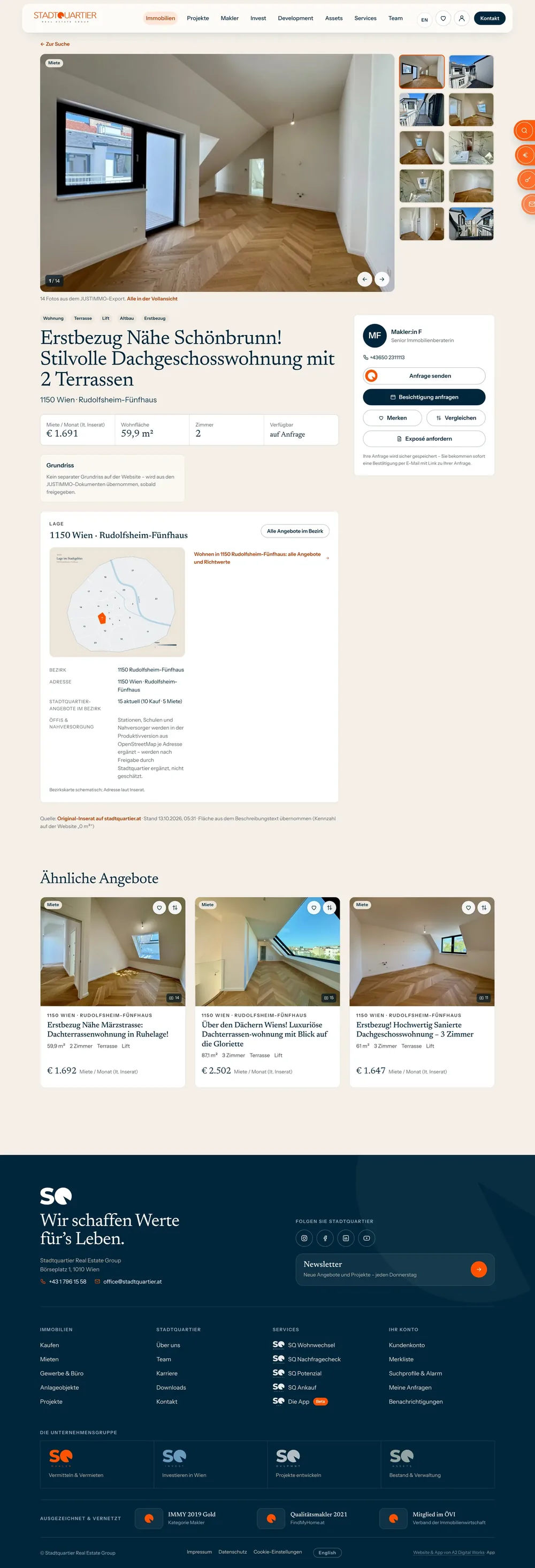 Inseratsseite – ganze Seite