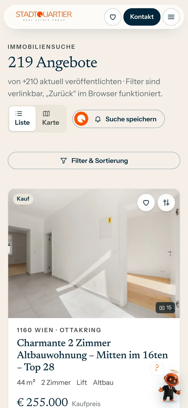 Suche am Telefon